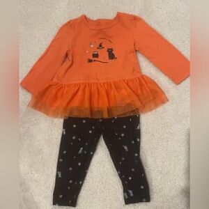 Orange and Black Halloween Kids Costume